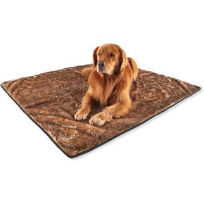 PAW BRANDS Waterproof Blanket for Dogs - Luxury Cool Comfort Throw Blanket - 60in x 50in Machine Washable Pet Blankets for Large Dogs and Pets, Faux Fur and Ultra-Soft Dog PupProtector in Kuwait