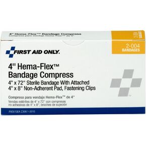 First Aid Only 2-004-001: 4" Hema-Flex Bandage Compress in Kuwait