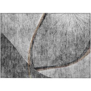 Addison Rugs Chantille ACN701 Gray 2'3" x 7'6" Indoor Outdoor Hallway Runner Rug, Easy Clean, Machine Washable, Non Shedding, Kitchen Area Carpet for Bathroom, Patio, Laundry and Bedroom Rug in Kuwait