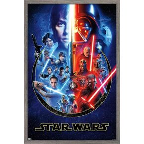 Trends International Star Wars - ملصق حائط Skywalker Saga، 22.375 بوصة × 34 بوصة، نسخة غير مؤطرة in Kuwait