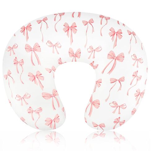 DAYEEBALL Nursing Pillow Cover for Boys and Girls, Breastfeeding Pillow Case for Newborn, Soft Baby Breastfeeding Pillow Slipcover, Fit for Standard Infant Nursing Pillows, Colourful Flowers in Kuwait