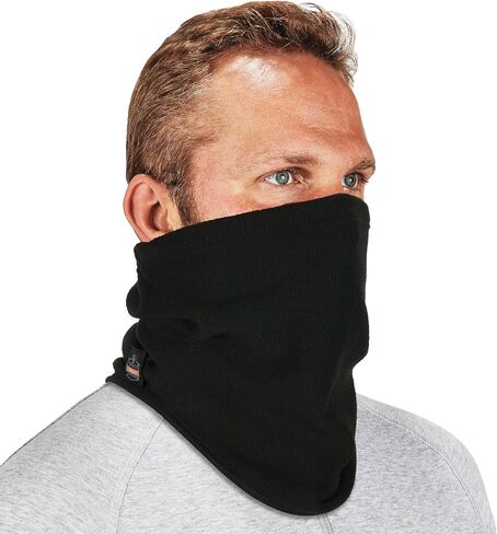 Ergodyne N-Ferno 6960 Winter Neck Gaiter, Fleece Lined, Black in Kuwait