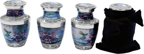 HLC URNS – Beautiful Cardinal Couple Bird Cremation Large Urn for Human Ashes - Adult Funeral Urn Handcrafted - Affordable Urn for Ashes (Adult (200 lbs) – 10.5 x 6 “, Urn) in Kuwait