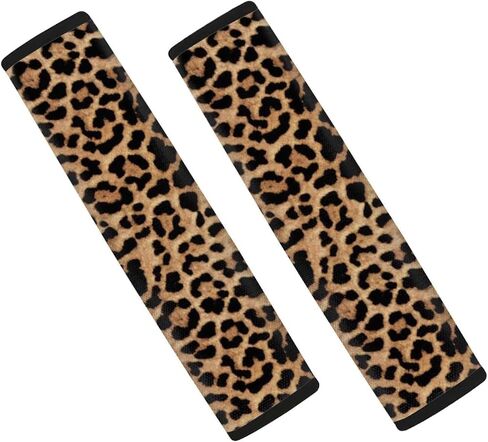 Dolyues 2 Pieces Car Seat Belt Cover Safety Belt Cushion Heart Dog Paw Print Seat Belt Pad Car Seat Shoulder Protector,Universal Fit for Cars and Backpack in Kuwait