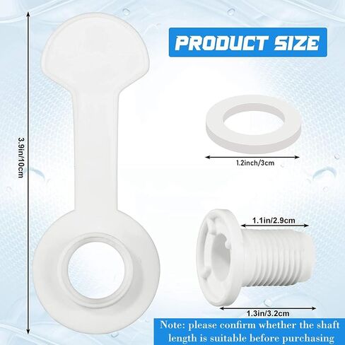 3 Sets Cooler Drain Plug Cooler Plug Replacement Triple Snap Drain Plug Cooler Plug Assembly for Coolers 1.14 Inches/ 2.9 cm Shaft Length, White in Kuwait
