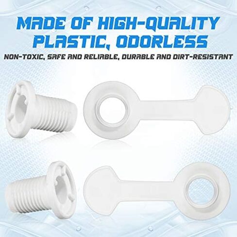 3 Sets Cooler Drain Plug Cooler Plug Replacement Triple Snap Drain Plug Cooler Plug Assembly for Coolers 1.14 Inches/ 2.9 cm Shaft Length, White in Kuwait
