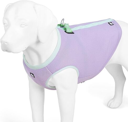 SGODA Dog Cooling Vest Harness Cooler Jacket Grey Orange X-Large in Kuwait