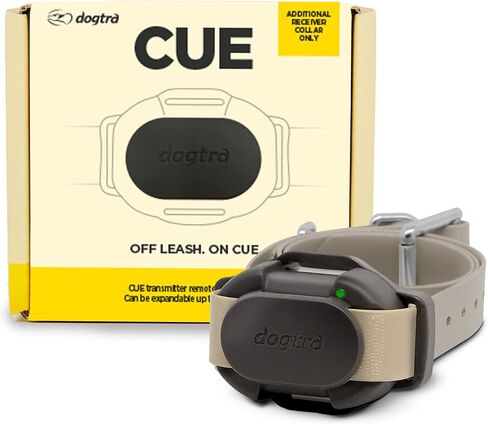 Dogtra CUE طوق إلكتروني أنيق سهل الاستخدام مع اهتزاز مقاوم للماء وقابل لإعادة الشحن، طوق تدريب عن بعد للكلاب الصغيرة والمتوسطة والكبيرة (الجيل الأول) in Kuwait