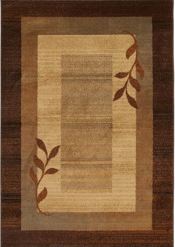Home Dynamix Royalty Clover Modern Area Rug, Brown Multi, 5'2"x7'2" Rectangle in Kuwait