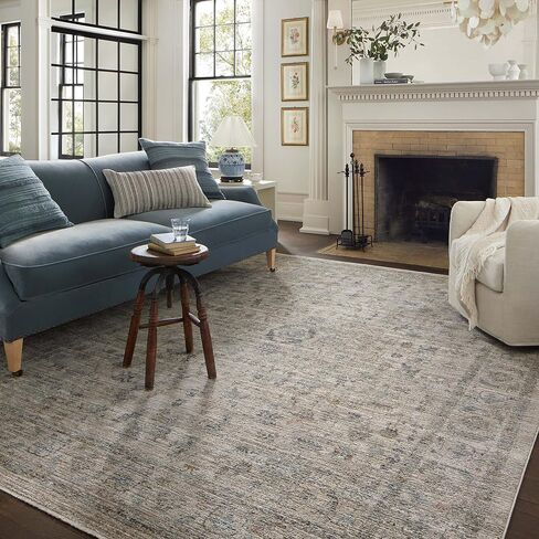 Loloi Jean Stoffer x Katherine Ocean/Coral 7'-10" x 10' Area Rug in Kuwait