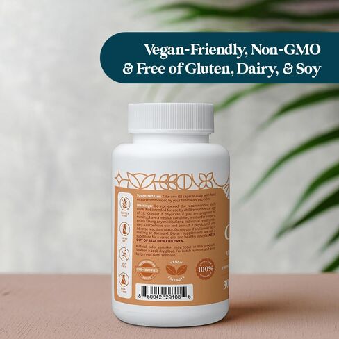 Pattern Wellness Zinc Complex Supplement - Highly Absorbable Formula with Vitamin C, Probiotics & Other Plant-Based Ingredients - All-in-One Immune Support - 30 Vegan Capsules in Kuwait