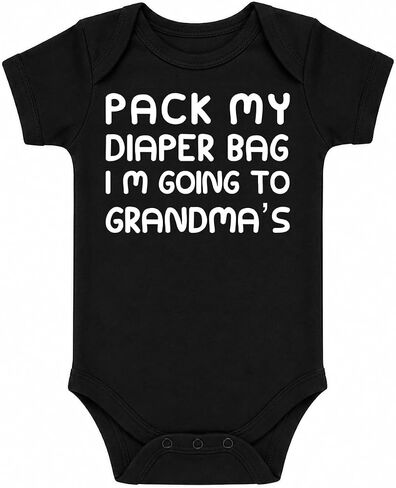 CBTwear Pack My Bag Going to Grandma's House Baby Bodysuit in Kuwait
