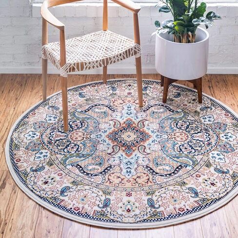 Unique Loom Narenj Collection Classic Traditional Medallion Textured Design Area Rug, 10 x 13 ft, Navy Blue/Blue in Kuwait