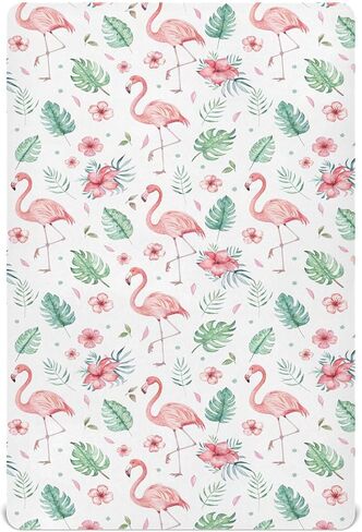 ملاءة سرير أطفال Burbuja Goose Bird Twig للأولاد والبنات، ملاءة سرير ملائمة مقاس 28 × 52 بوصة لمراتب سرير الأطفال القياسية وسرير الأطفال الصغار، ناعمة ومسامية in Kuwait