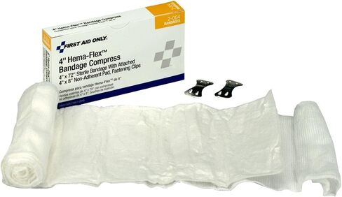 First Aid Only 2-004-001: 4" Hema-Flex Bandage Compress in Kuwait