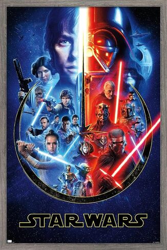 Trends International Star Wars - ملصق حائط Skywalker Saga، 22.375 بوصة × 34 بوصة، نسخة غير مؤطرة in Kuwait