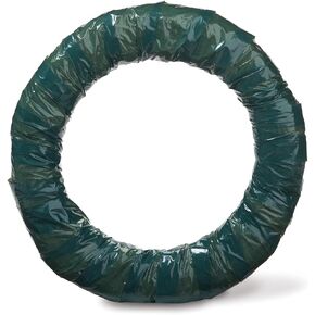 FloraCraft Naturals 24" Straw Wreath Green Wrapped in Kuwait