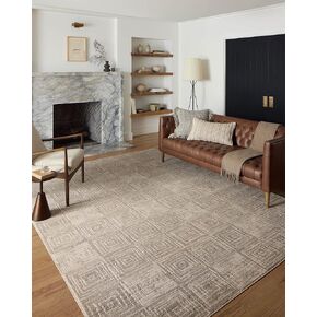 Loloi Darby Collection DAR-04 Ivory/Stone 7'-10" x 10' Area Rug in Kuwait