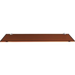 Fab Glass and Mirror Rectangle Glass Shelf, 10" X 36", Clear in Kuwait