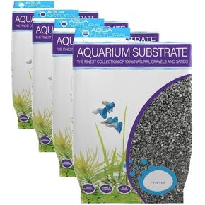 Pewter Black 10lb Gravel Substrate for aquascaping, Aquariums, vivariums and terrariums 4-6mm in Kuwait