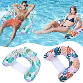 GG ZHONG QUAN 4 Pack Pool Float 4-in-1 Water Hammock,Saddle, Drifter,Lounger Inflatable Pool Floats for Adults Fun Swimming Pool, Beach, Outdoor Pool Chair in Kuwait