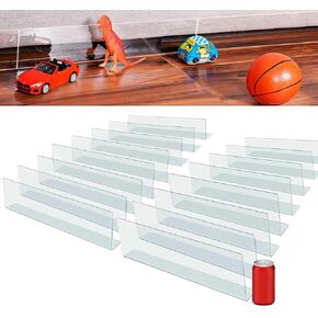 8 Pack Under Bed Blocker for Pets 16" L x 4.7" H Under Couch Blocker Gap Bumper Stop Dogs/Cats Safety PVC Adjustable Clear Couch Guards Toys Blocker for Furniture Pet Barrier with Strong Adhesive in Kuwait