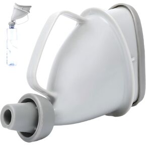 Unisex Urination Device Travel Emergency Toilet, Urinal Device with Tube and Handle, Travel Pee Bottle for Men and Women, Urinal Funnel Pee Funnel Women Pee Cup Stand Up for Outdoor, Camping in Kuwait