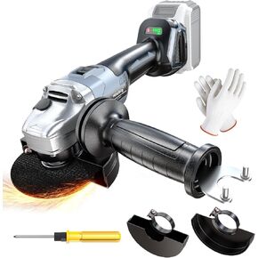 Cordless Angle Grinder for Milwaukee 18v Battery, 8500RPM Variable Speed Brushless 4 1/2'' Angle Grinder for Milwaukee Tools Without Grinding & Cutting Wheels for Cutting, Polishing and Rust Removal in Kuwait
