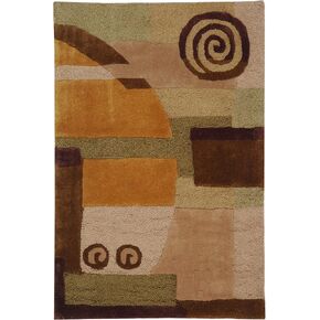 SAFAVIEH Rodeo Drive Collection 8' Square Assorted RD643B Handmade Mid-Century Modern Abstract Wool Area Rug in Kuwait