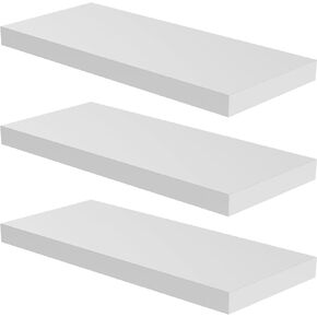 JPND Floating Shelf, Set of 1 Wall Shelves,36 in W x 12.75 in D x 2 in H Wooden Floating Wall Shelf with Invisible Brackets for Living Room/Bedroom/Bathroom/Kitchen Storage and Decor Walnut(Set of 1) in Kuwait