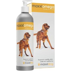 maxxipaws maxxiomega Omega 3, 6 & 9 Oil Supplement - Skin & Coat Support for Dogs, 10oz in Kuwait