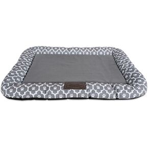 Bone Dry Border Cushion Padded Pet Mat, Medium - 20 x 28, Rectangle Lattice Gray Mat in Kuwait