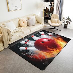 Erosebridal Ball Game Area Rug for Kids Boys Teens,Baseball Carpet 3x5,Basketball Soccer Indoor Floor Mat,Glowing Neon Sports Theme Area Runner Rug for Living Room Bedroom in Kuwait
