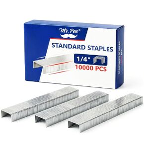 Mr. Pen- Staples for Stapler, 10000 Staples s, 1/4 inch Staples s, 20 Sheet Capacity (26/6), Standard Staples Office Supply, Staples Office Staples Frey, Jam Free, Staples Standard Refills, One Touch in Kuwait