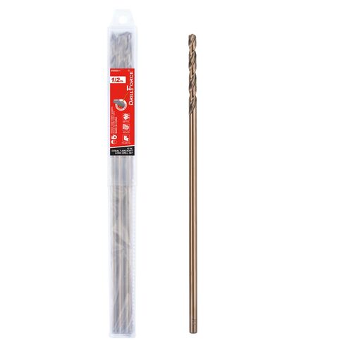 1/4 in. x 12 in. Cobalt Aircraft Extension Drill Bits Set(3PCS), M35 High Speed Steel Drill Bit Extra Long Deep Hole Drilling for Stainless Steel, Plastic and Wood in Kuwait