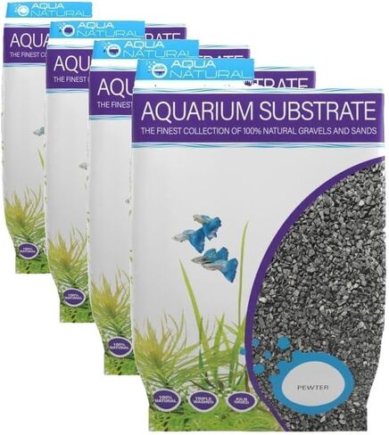 Pewter Black 10lb Gravel Substrate for aquascaping, Aquariums, vivariums and terrariums 4-6mm in Kuwait