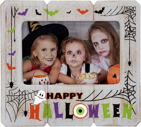 Neil Enterprises Inc. Happy Halloween 6" x 4" Wood Picture Frame in Kuwait