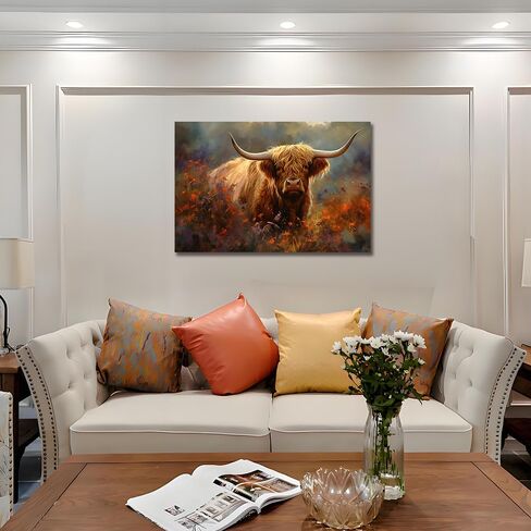 Sense&Sensitivity Arts Deer Wall Art: Deer Decorations, Elk Decor, Wildlife Wall Art, Deer Pictures for Home with Forest and Wildlife Canvas Wall Decoration. in Kuwait