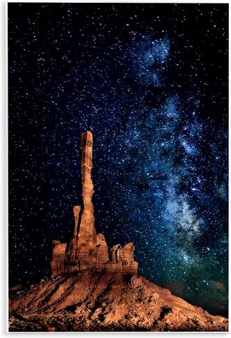 لوحة فنية جدارية من Stupell Industries Nebula & Desert Buttes بواسطة ديفيد دروست in Kuwait
