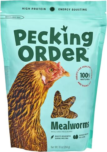 Pecking Order 9330 009330 Mealworm Treat, 10 oz in Kuwait