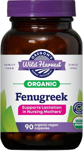 Oregon's Wild Harvest Fenugreek Organic Herbal Supplement, 90 Count in Kuwait