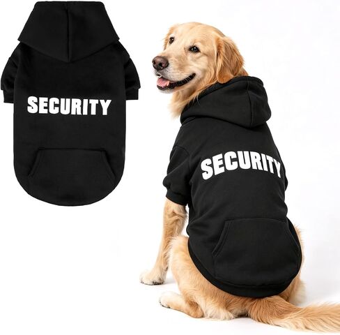 EXPAWLORER Dog Hoodies-Pet Clothes with Security Print for Puppy in Kuwait