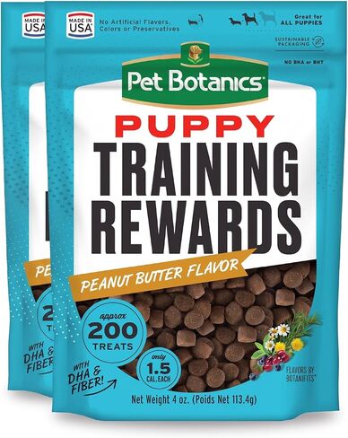 نباتات الحيوانات الأليفة، 4 أوقية. Pouch Training Rewards Puppy Bites طرية ومطاطية، بنكهة زبدة الفول السوداني، مع 200 قطعة حلوى لكل كيس، اختيار أفضل المدربين in Kuwait