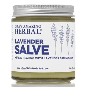 Lavender Salve, All Natural Moisturizing Lavender Balm, Skin Protectant Repair Ointment for Irritated Skin And Relaxation with Lavender Essential Oil, Ora's Amazing Herbal, 4 oz in Kuwait