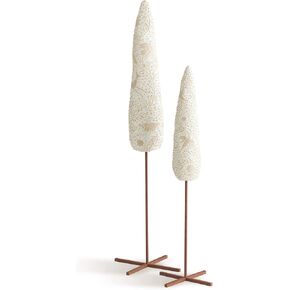 Willow Tree Cypress Trees, Rooted in The Earth, Reaching Toward The Sky, Majestic Cypress Trees, Uniquely Carved Symbols of Nature with Gold Leaf Sculpted Hand-Painted Nativity, 2-Piece Accessory Set in Kuwait
