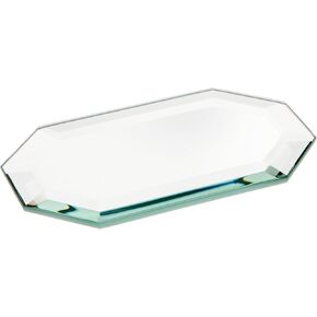 Plymor Long Octagon 5mm Beveled Glass Mirror, 3 inch x 5 inch (Pack of 2) in Kuwait