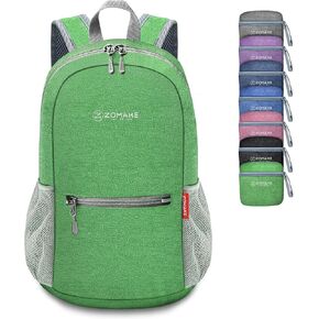ZOMAKE Ultra Lightweight Packable Backpack 18L - Small Foldable Hiking Backpacks Water Resistant Folding Daypack for Travel(Aqua Blue) in Kuwait