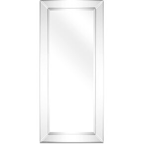 Empire Art Direct Wall Mirrors Rectangular Mirrors for Wall, Wall-Mounted Beveled Mirrors, Bathroom Vanity Mirror, Solid Wood Frame,1"-Beveled Center Mirror, 24" x 36", Ready to Hang, Clear in Kuwait