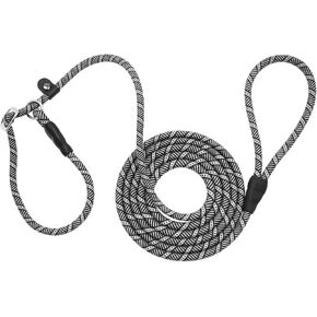 10FT / 20FT Long Slip Lead Dog Leash, 3/8" Thick Nylon Reflective Rope Anti-Choke Training Lead for Medium Large Dogs Blue in Kuwait