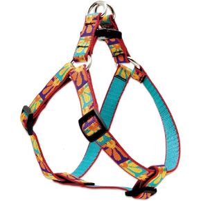 LupinePet Originals 3/4" Crazy Daisy 15-21" Step In Harness for Small Dogs in Kuwait